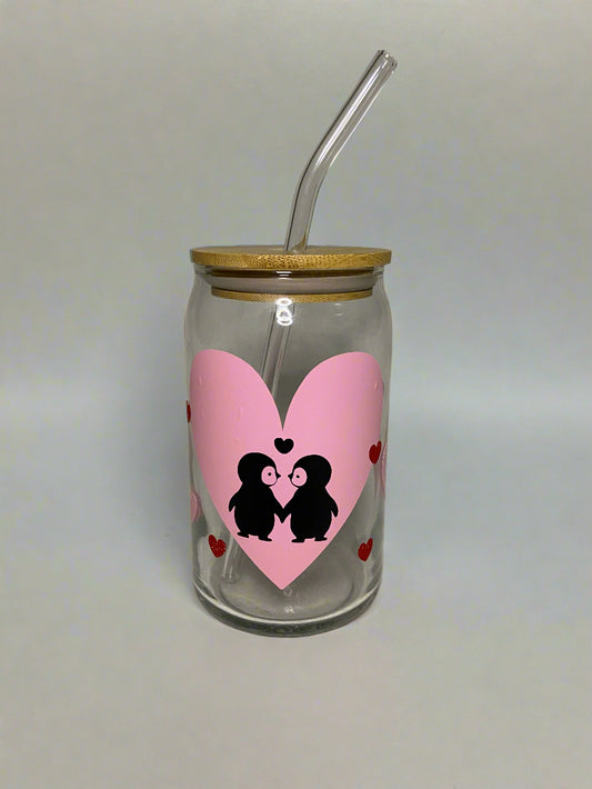Penguin Can Glass